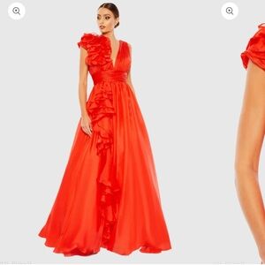 Mac Duggal Red Gown